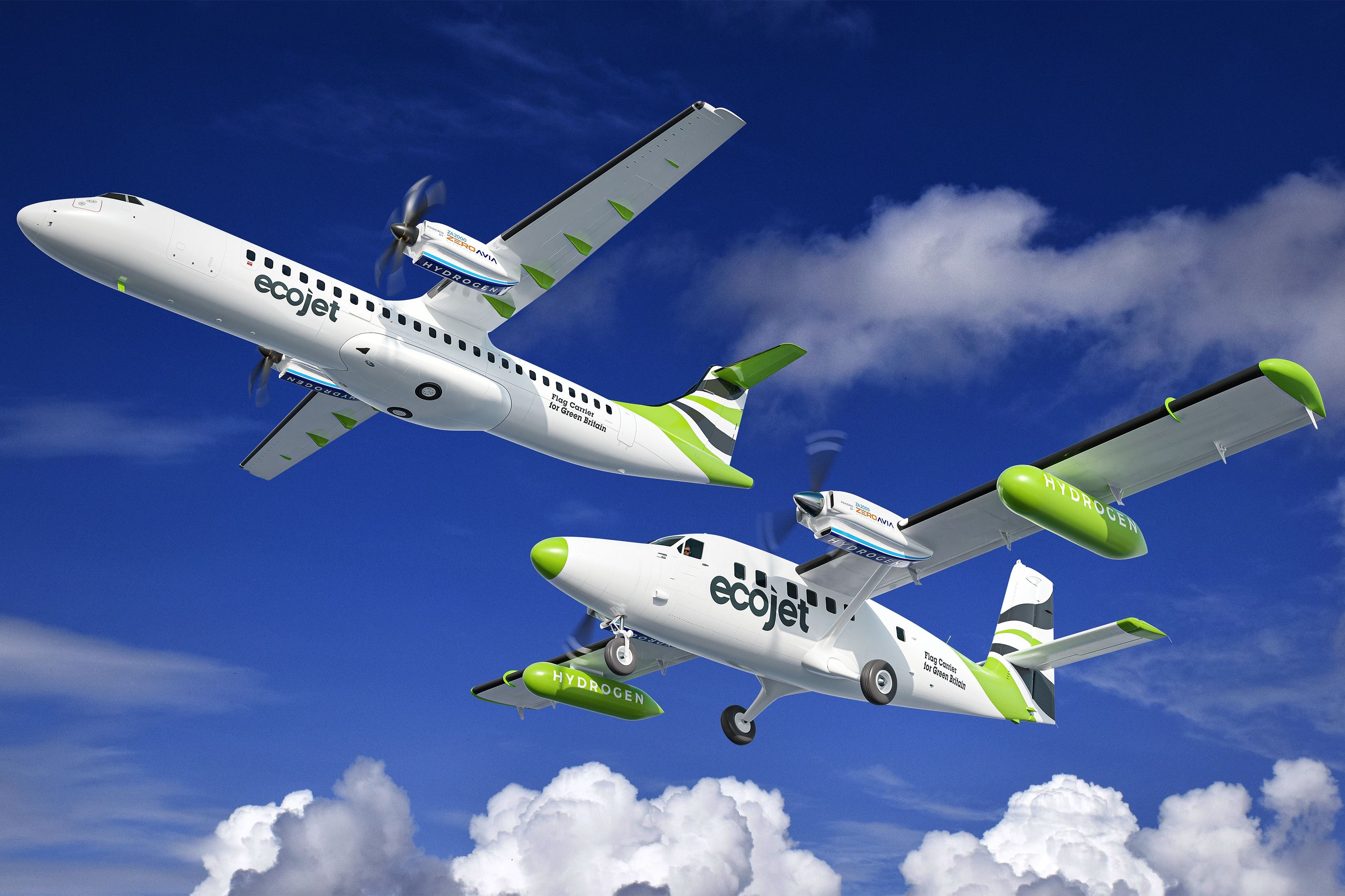 Scotland's Ecojet Signs For ZeroAvia Hydrogen-Electric Turboprop Engines