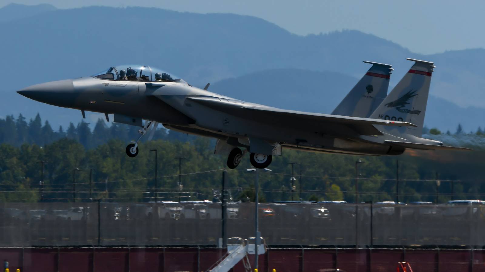 142nd Wing Receives New Flagship F-15EX Eagle II In Portland