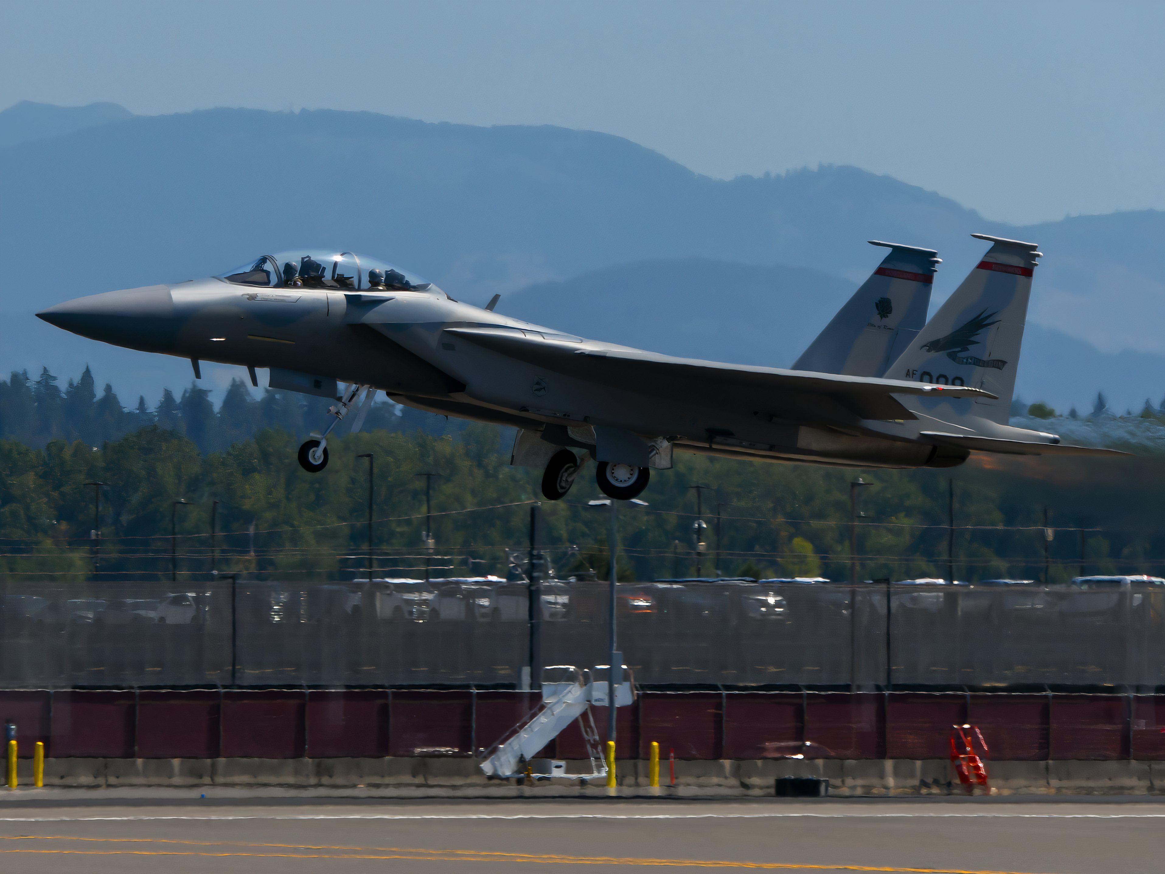 142nd Wing Receives New Flagship F-15EX Eagle II In Portland