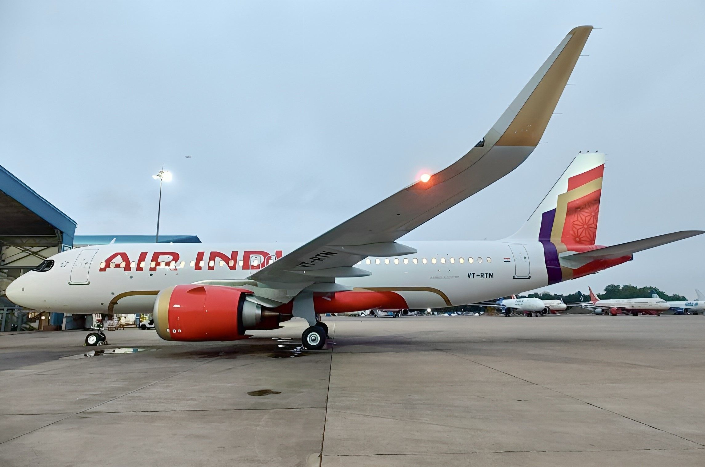 Air India's 1st Airbus A320neo With New Brand Livery & 3 Classes Lands In Delhi