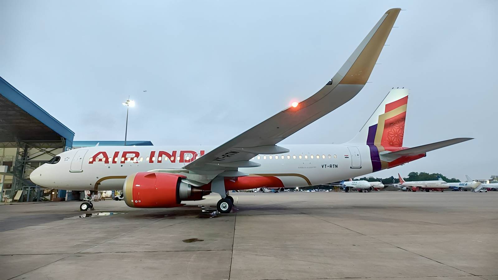 Air India's 1st Airbus A320neo With New Brand Livery & 3 Classes Lands In Delhi