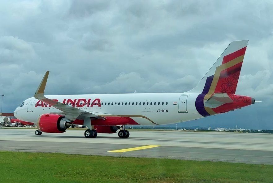 Air India's 1st Airbus A320neo With New Livery & Interiors Enters Service