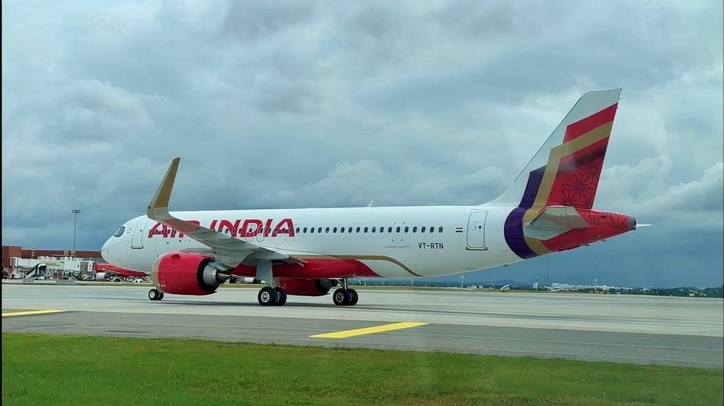 Air India's 1st Airbus A320neo With New Livery & Interiors Enters Service