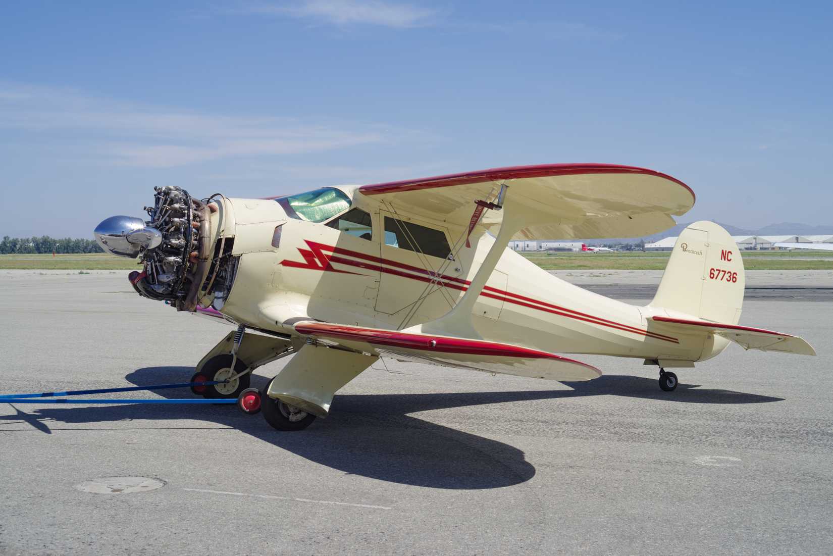 Staggerwing Engine The Beechcraft Staggerwing: What Was The First Beechcraft Aircraft?