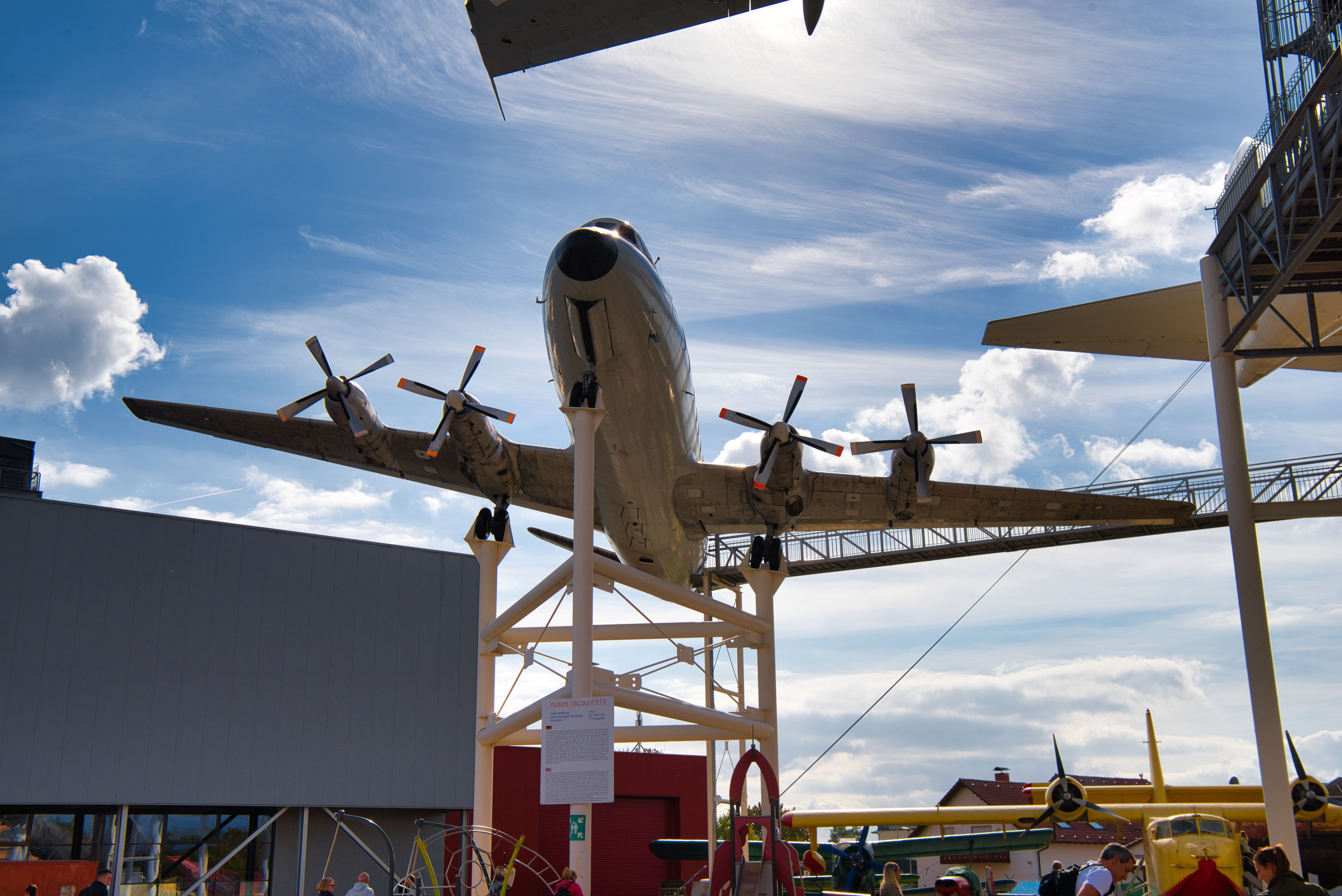Vickers Viscount On Museum Roof