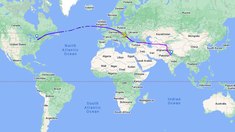 Just 5 Routes: Where Does Air Canada Fly The Boeing 777-200LR?