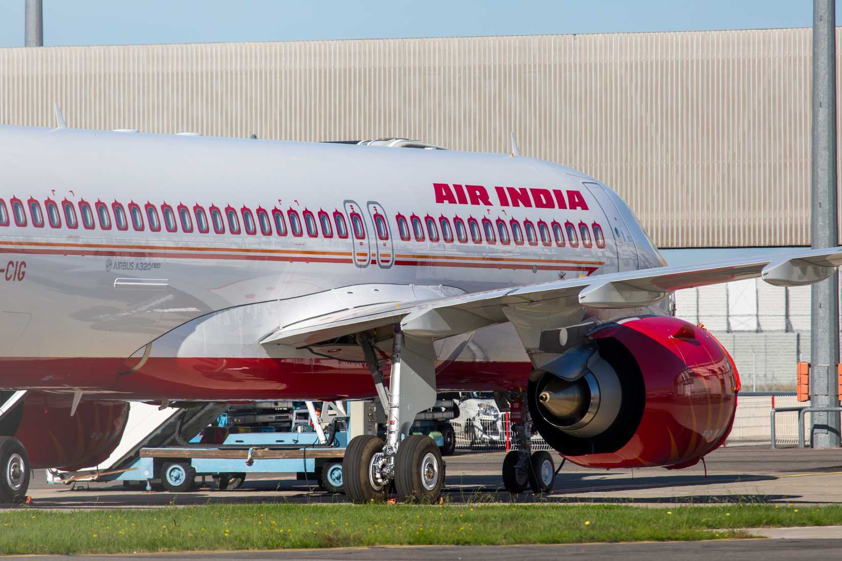 Air India Airbus A320neo About To Undergo Service