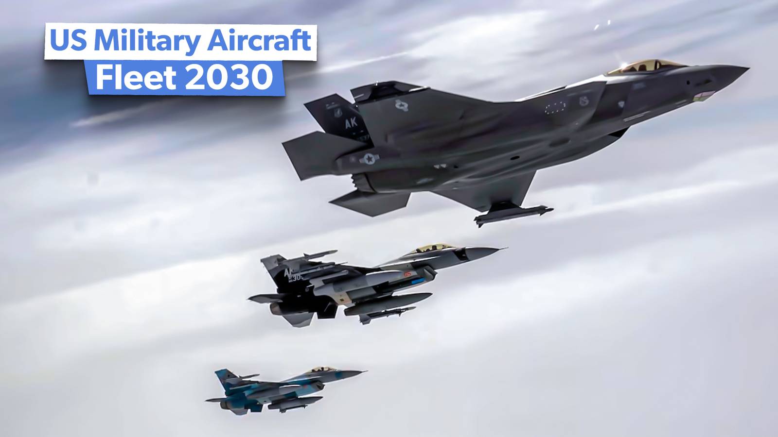 What Will The US Air Force Combat Aircraft Fleet Look Like By 2030?