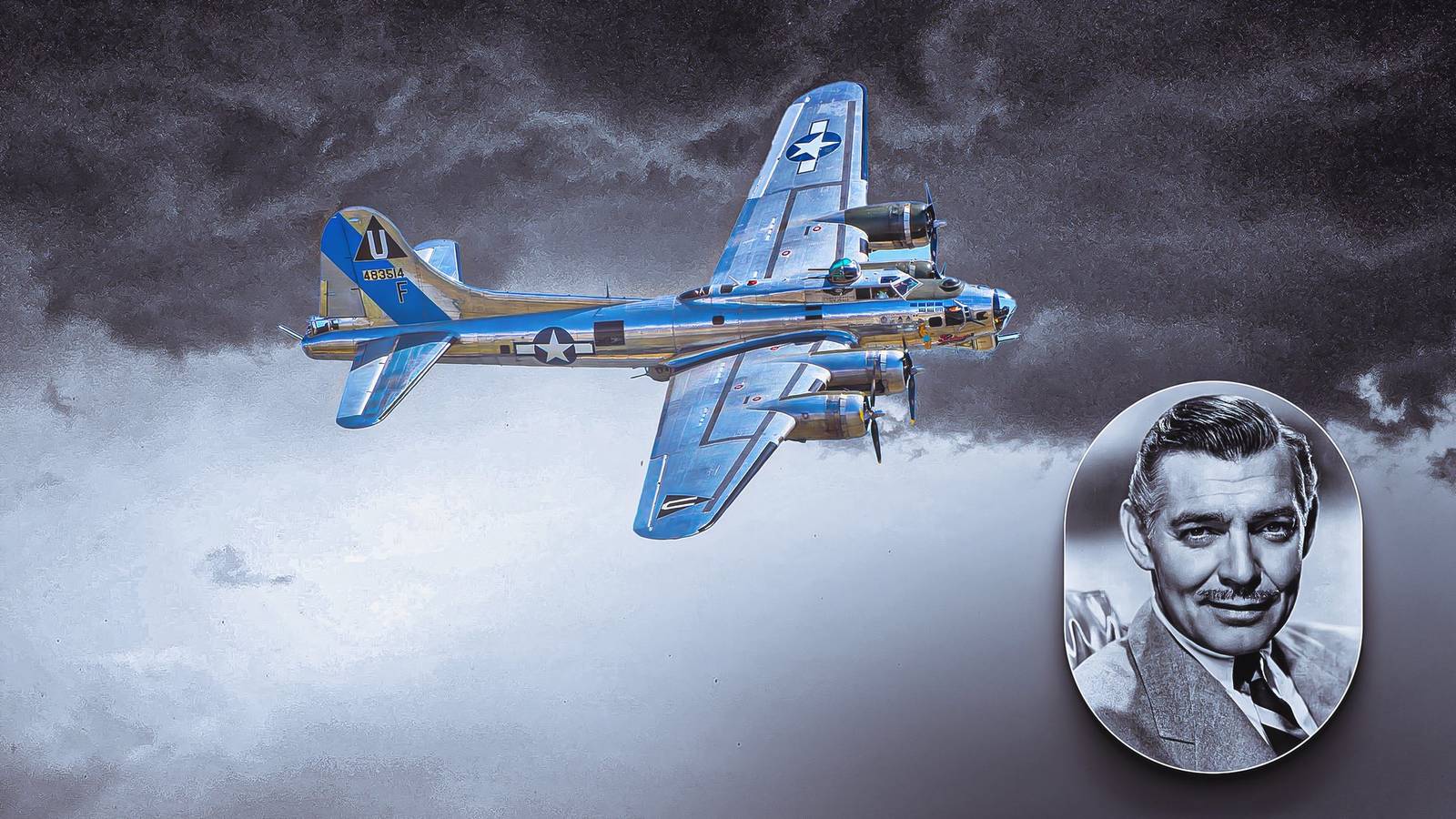 Bravery In The Skies: Clark Gable's Service As A WWII Boeing B-17 Gunner