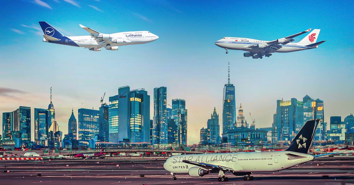 Boeing 747-400 United Air Lines Maquette 1/100 – Résine, Grand Modèle 76 Cm, Occasion