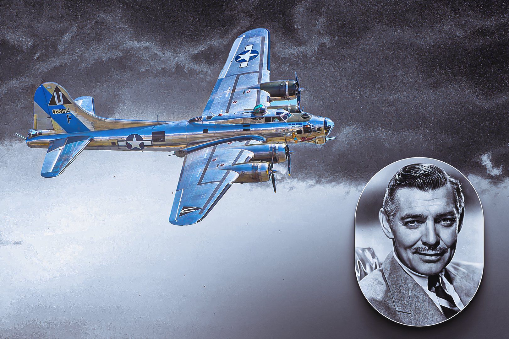 Bravery In The Skies: Clark Gable's Service As A WWII Boeing B-17 Gunner