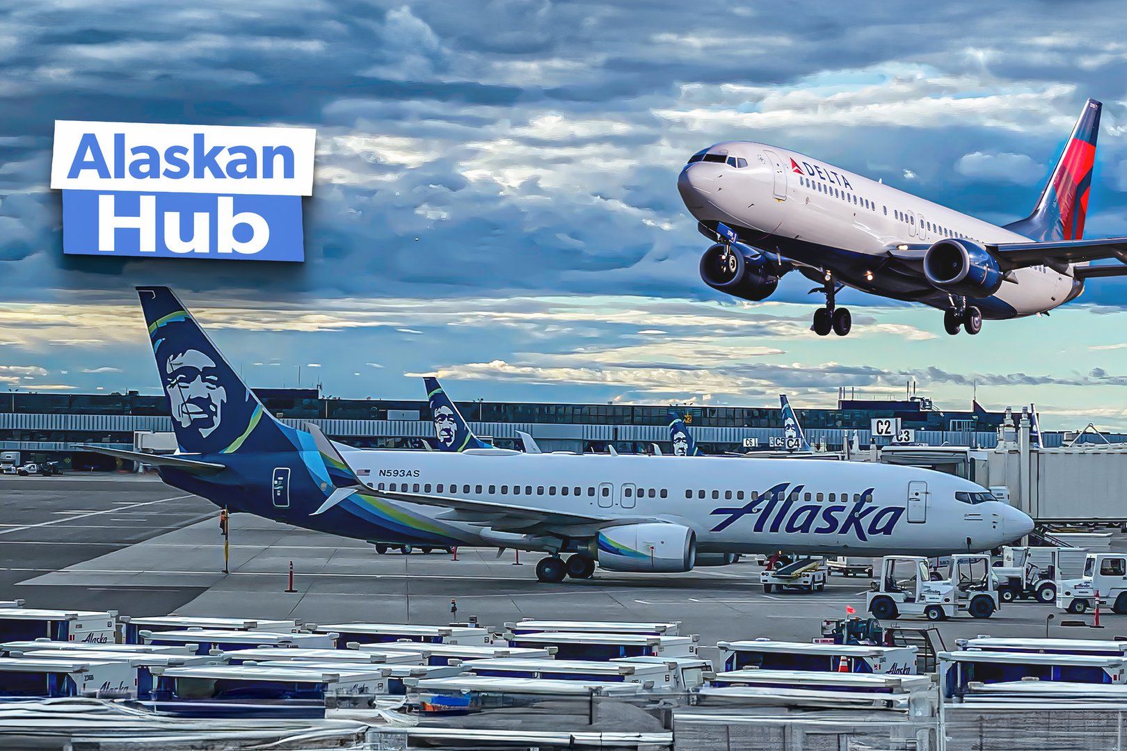 Alaskan Hub: Which Carriers Offer The Most Available Seat Miles From Anchorage Airport?