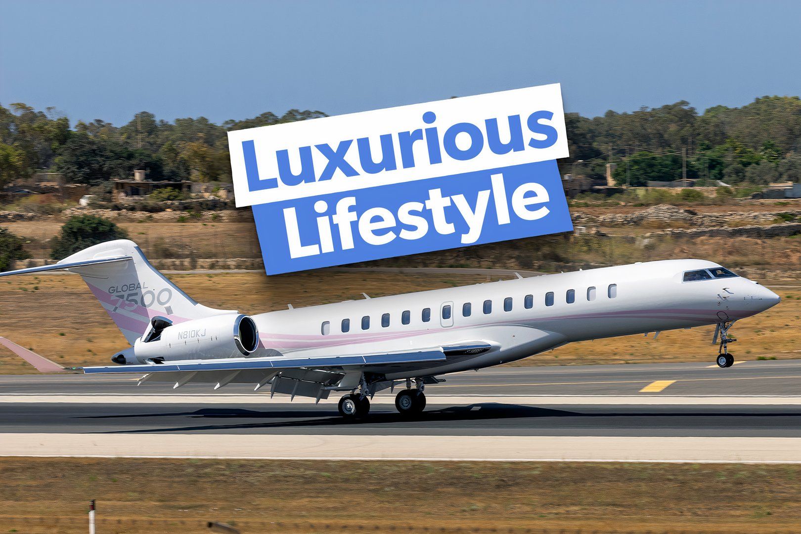 Kylie Jenner Private Jet Custom Thumbnail