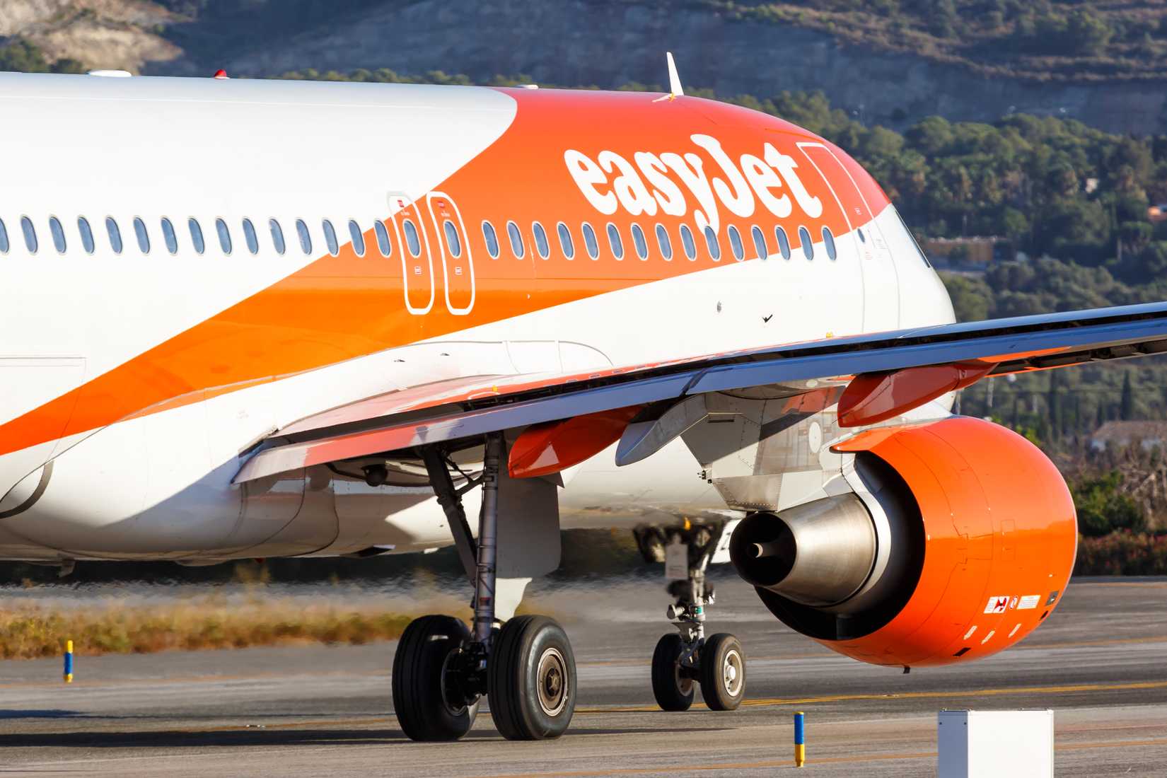 easyJet Airbus A320 in Malaga, Spain 