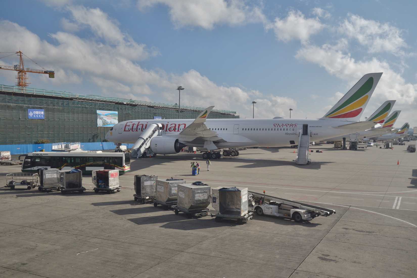Ethiopian Airlines aircraft at ADD