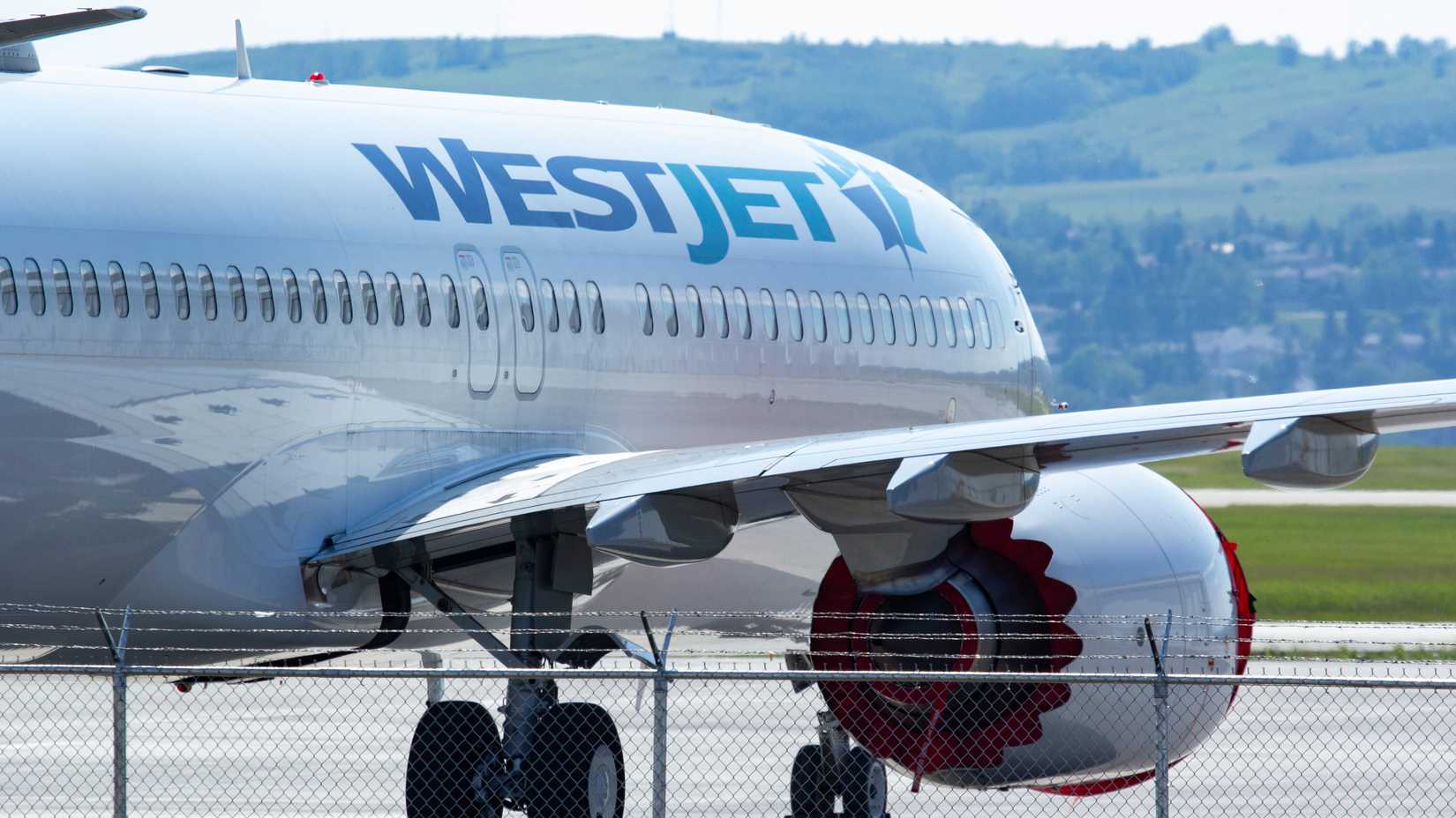 Grounded WestJet Boeing 737 MAX 8 