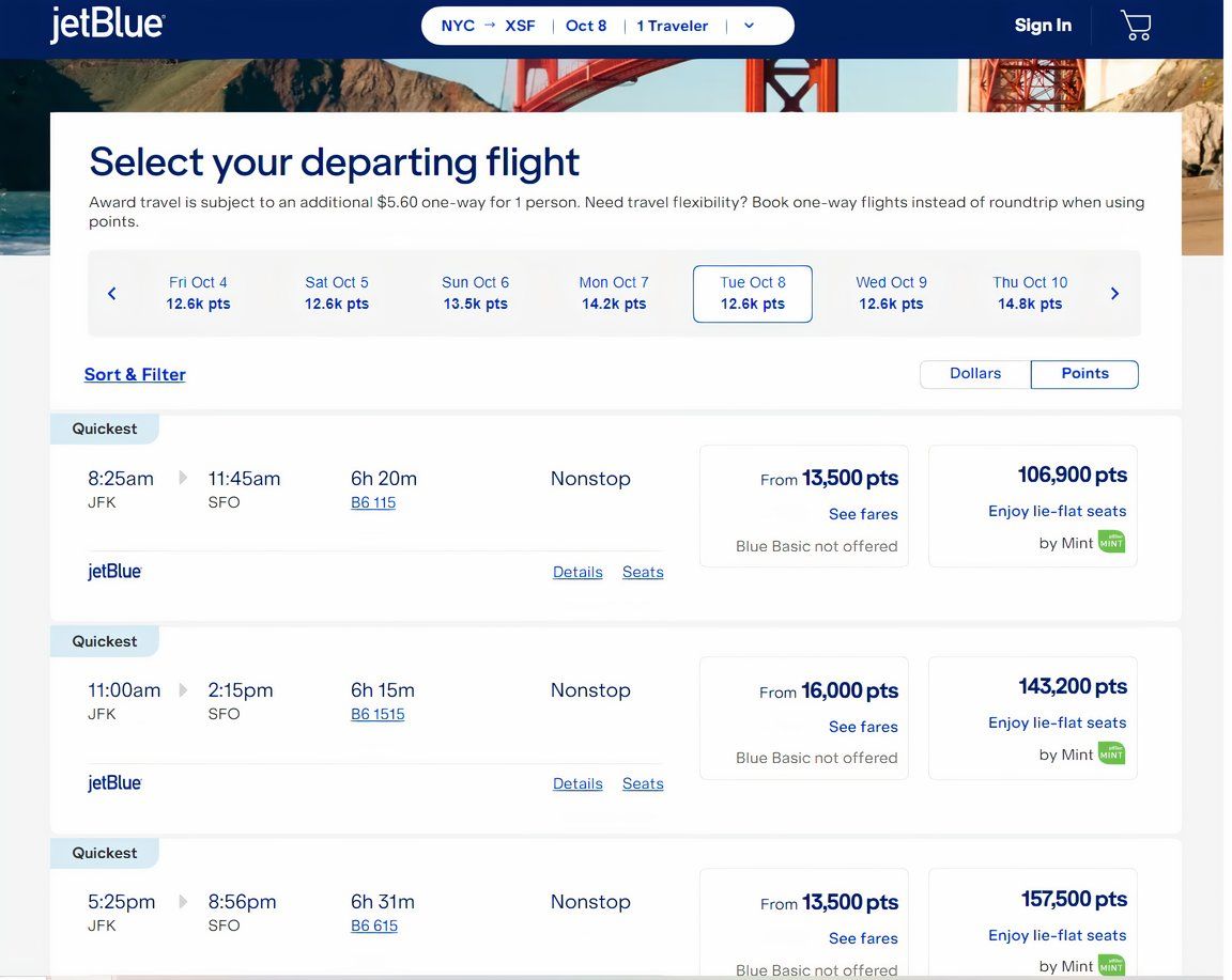 How To Spend JetBlue TrueBlue Points