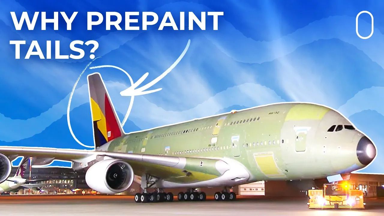 Why Are Aircraft Tails Painted Before Being Attached To The Fuselage?