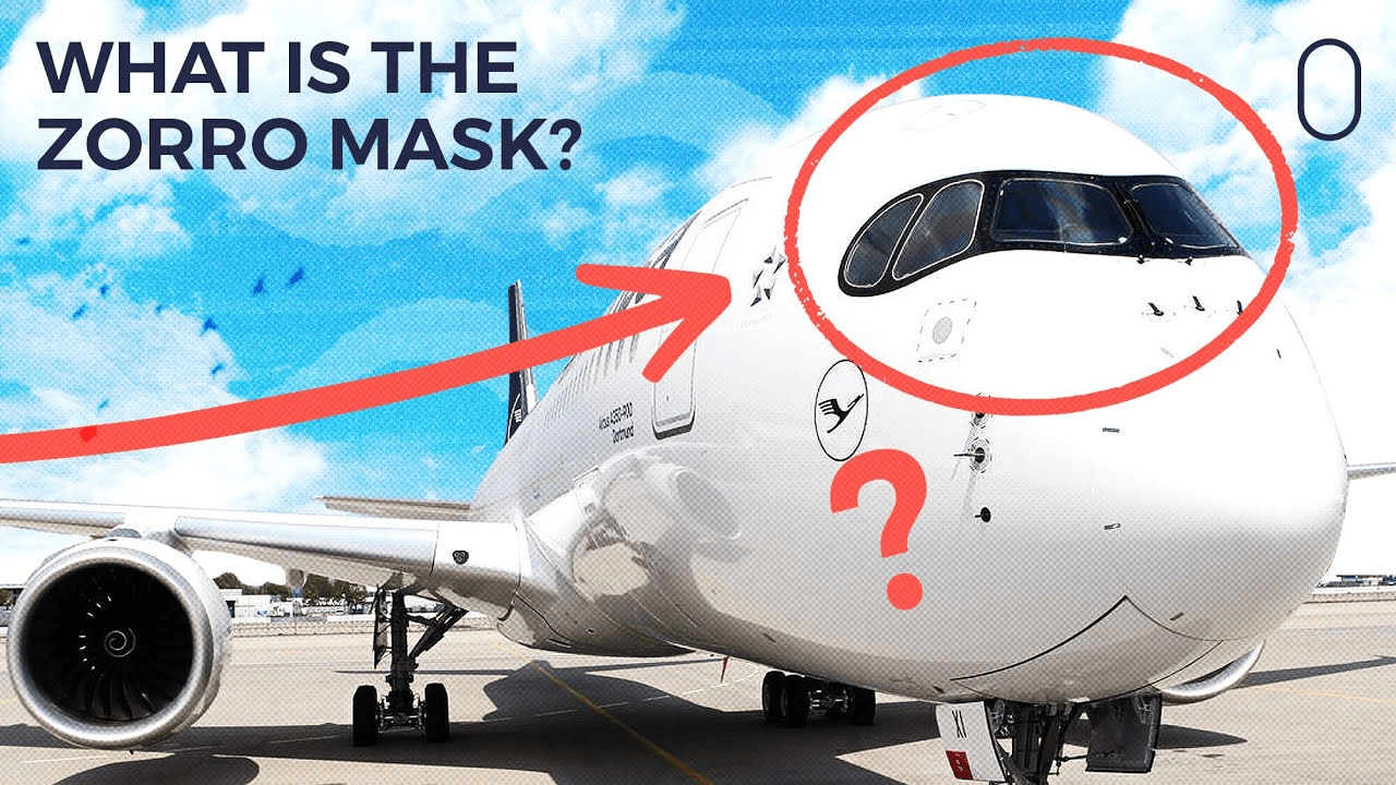 Why Do Airbus’ Latest Aircraft Wear A “Mask” Around The Windscreen