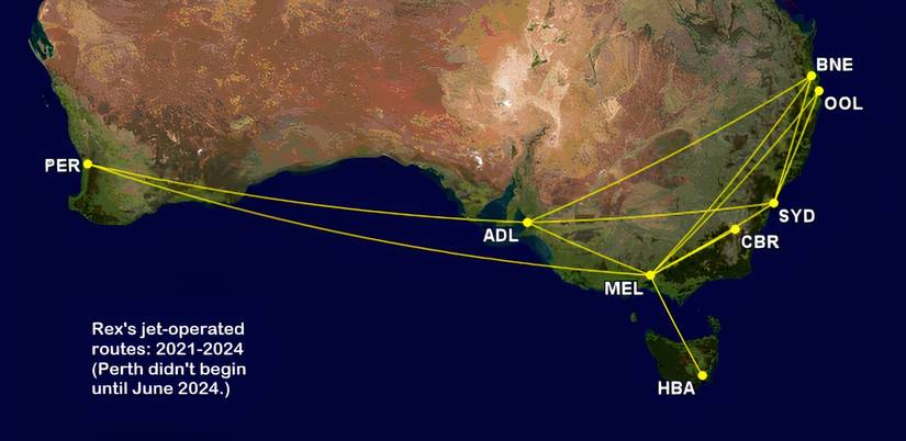 The Role Routes Played In Rex's Decision To End Boeing 737 Flights