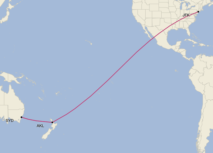Flight Qf3 Qantas Increases Australia-New York Route From 4 To 6 Flights Weekly