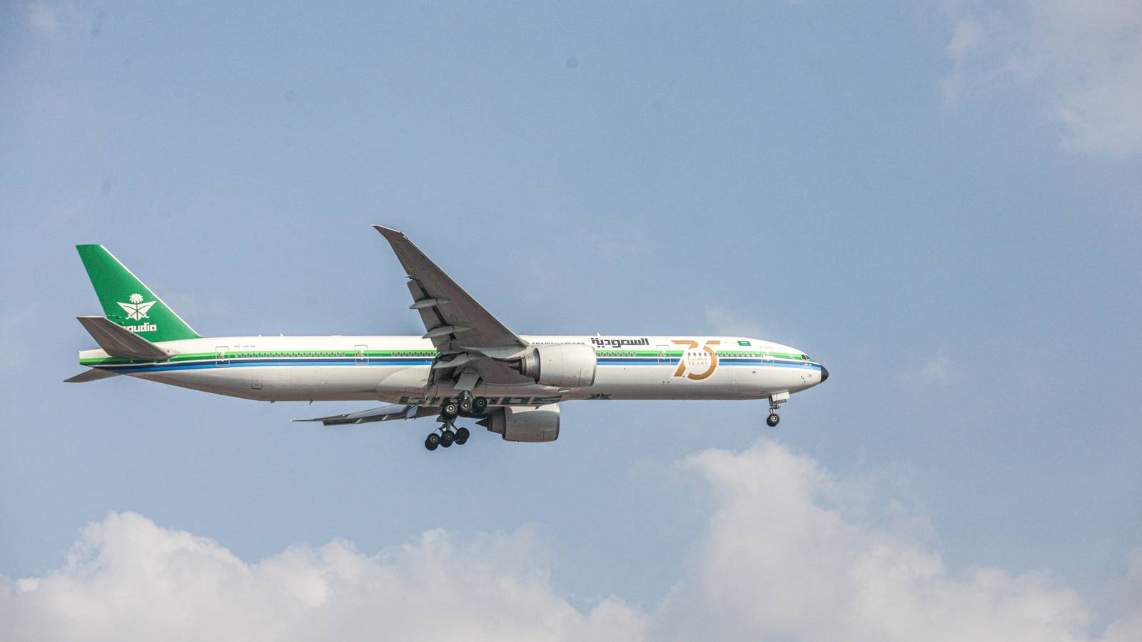 Spotted: Saudia's New Special Boeing 777 Formula E Livery