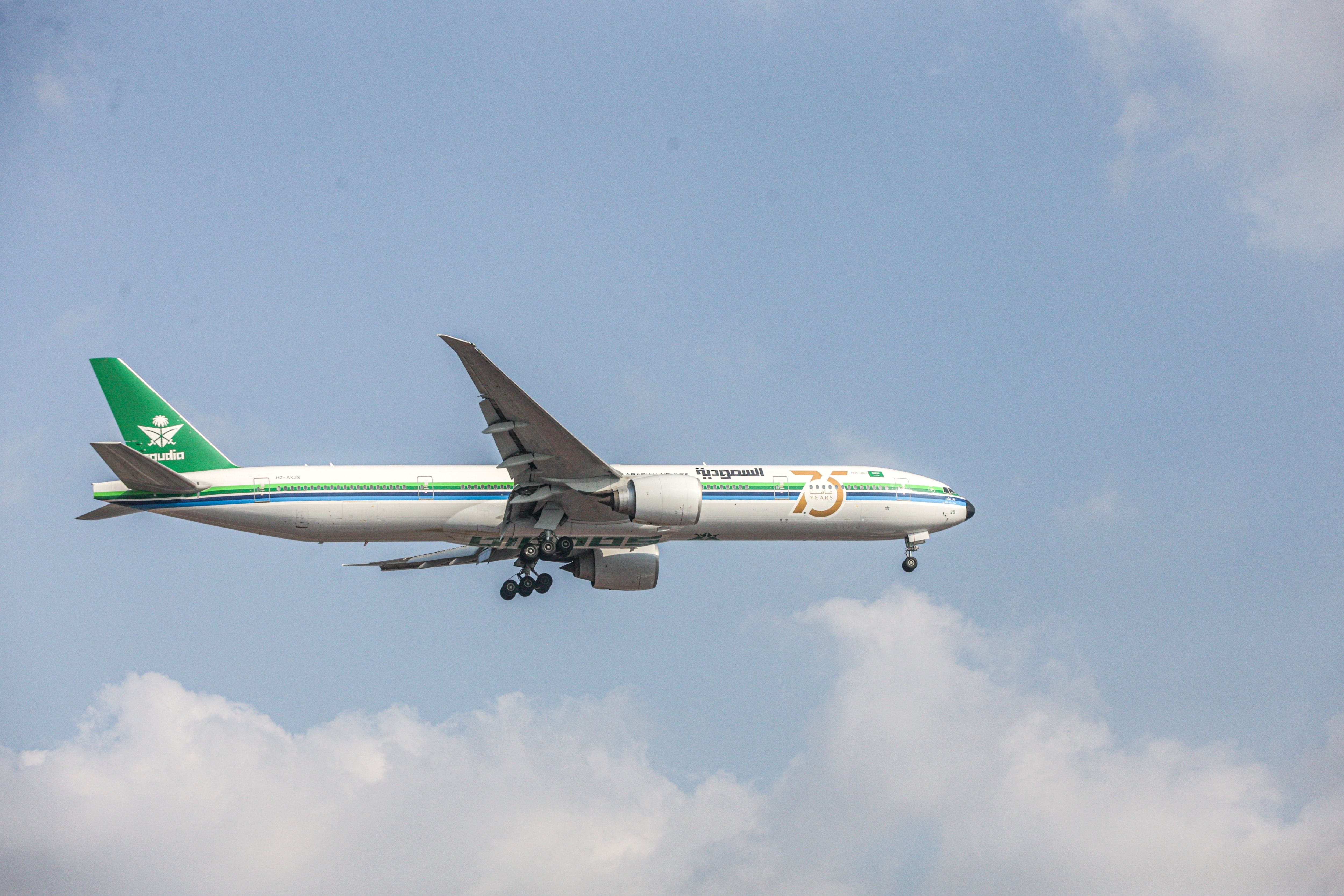 Spotted: Saudia's New Special Boeing 777 Formula E Livery