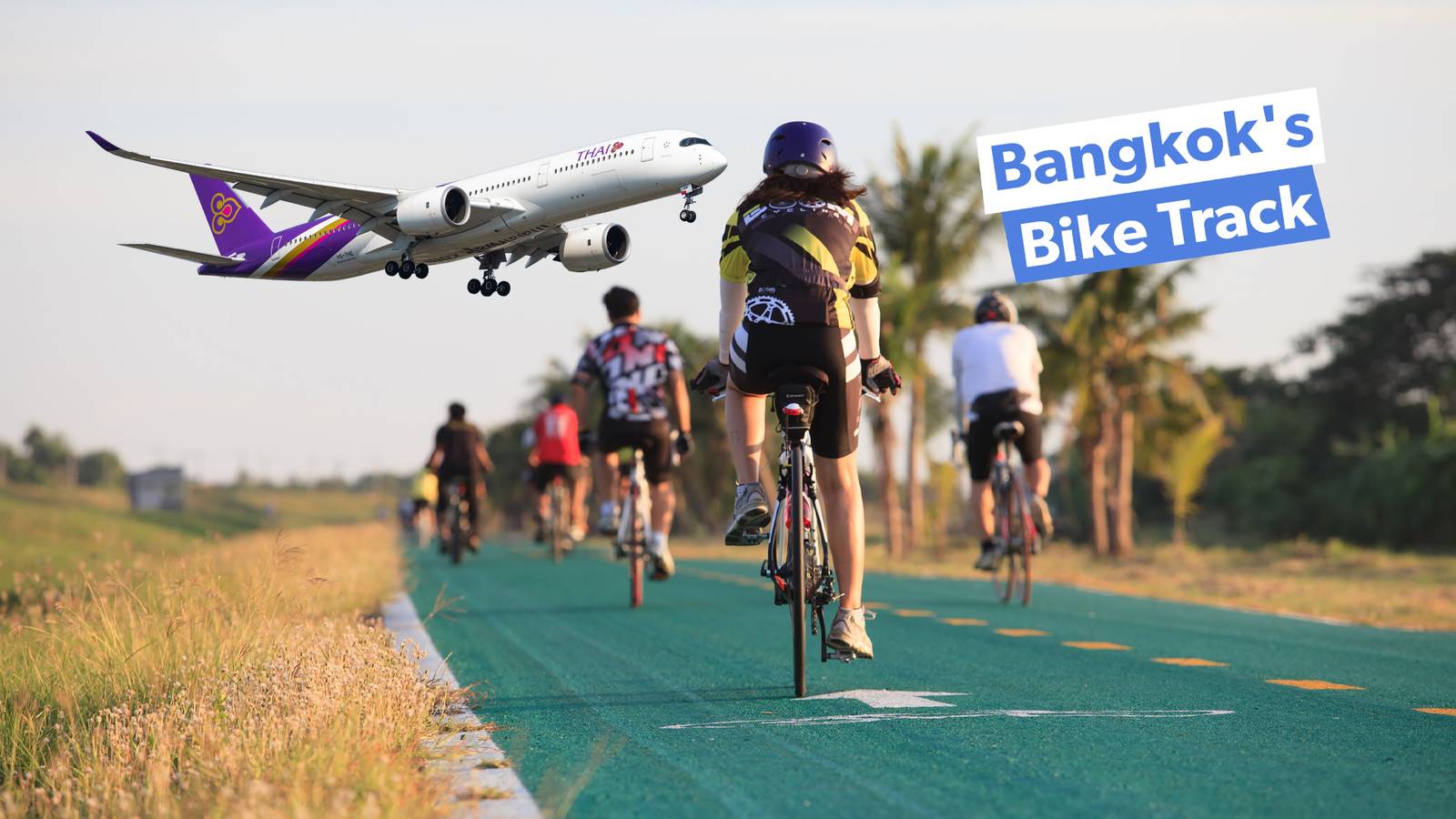 Sky Lane: Did You Know Bangkok Suvarnabhumi Airport Has A Bike Track Around Its Perimeter?