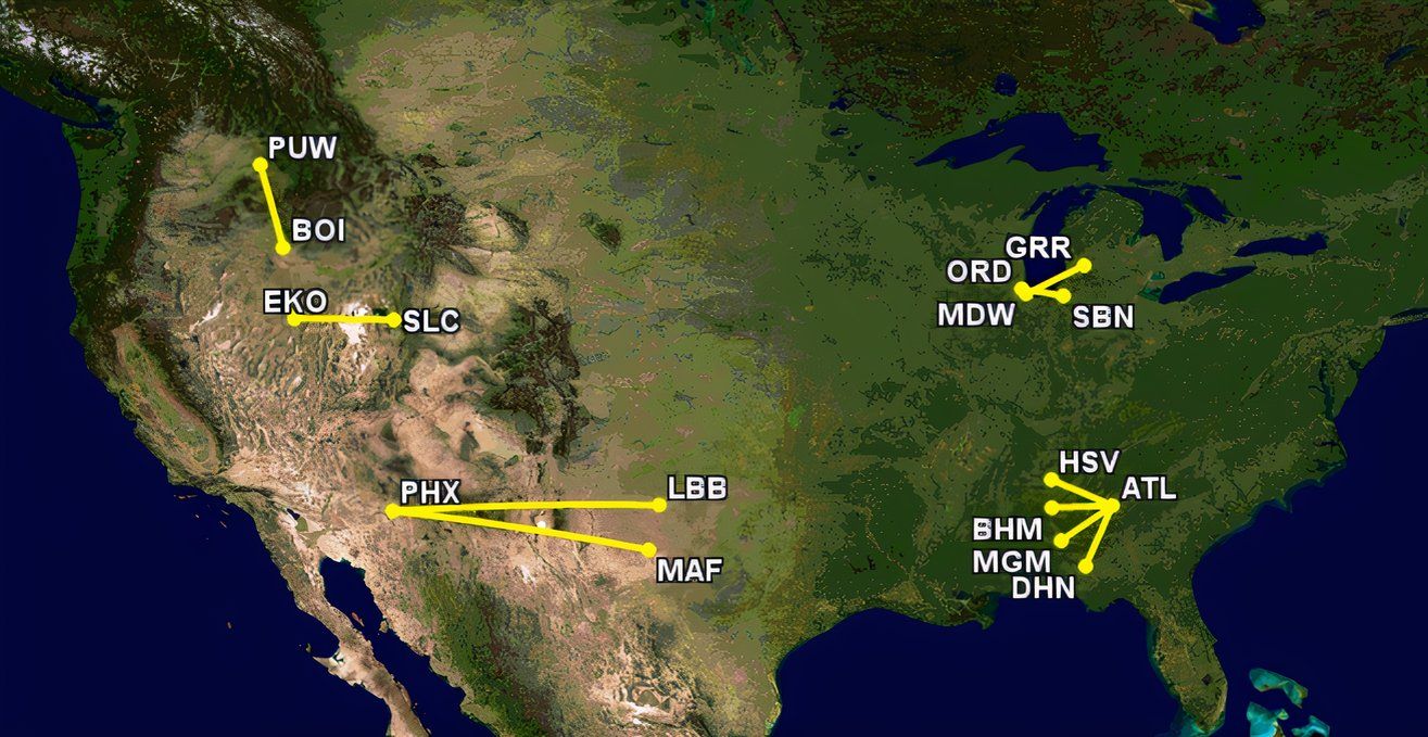 Extremely Uncommon: The USA’s Domestic ‘Time Travel’ Flights In August