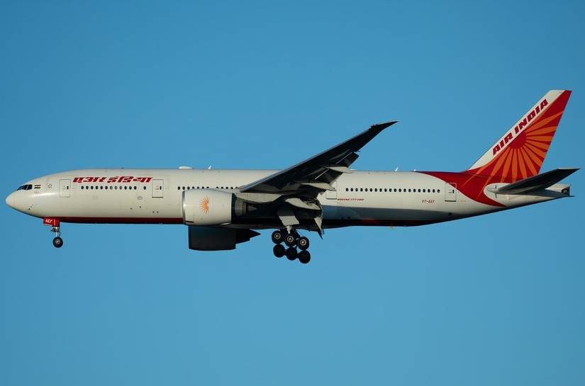 Air India Boeing 777-200LR on final approach