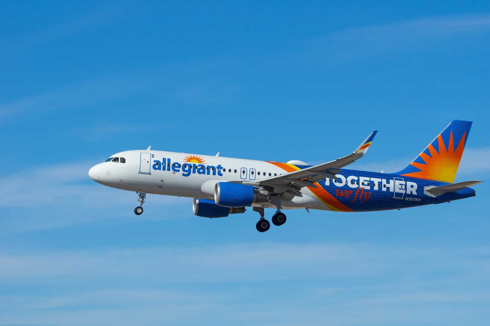 Allegiant A320 flying Angel DiBilio
