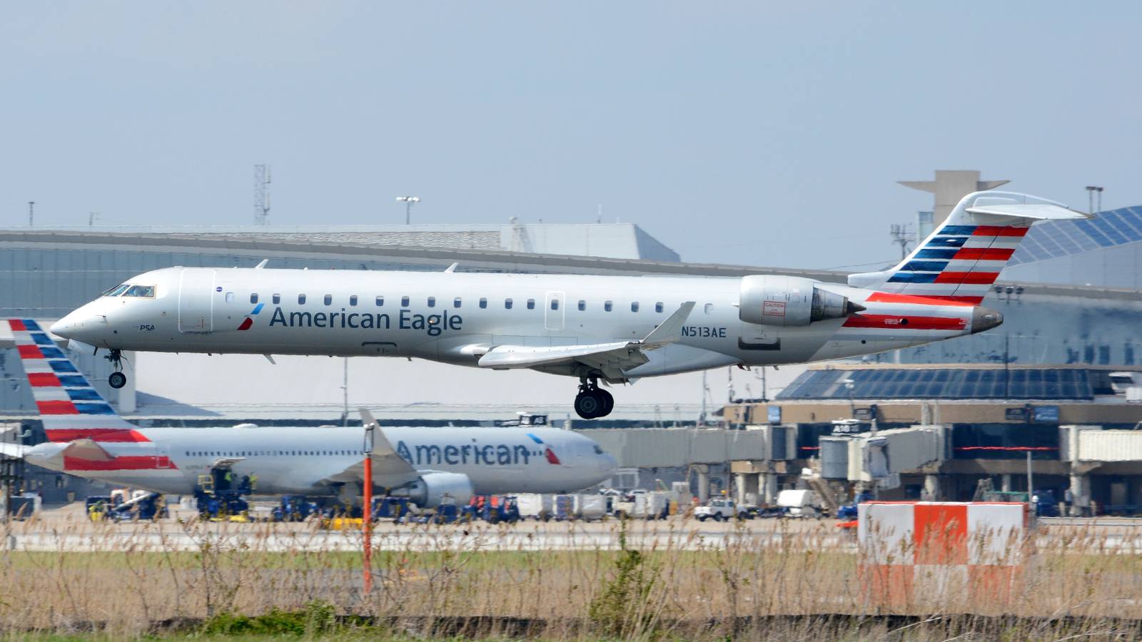The Stricken American Eagle CRJ700 Previously Collided With A Deer In Charlotte