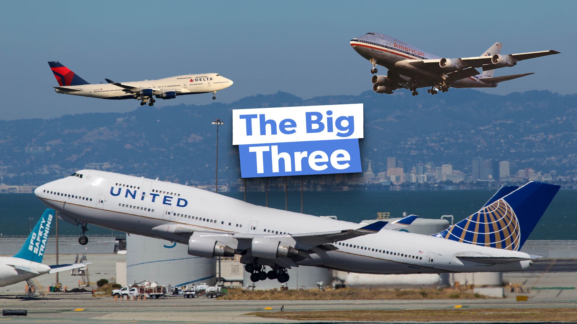 How Did The 'Big Three' US Airlines Deploy The Boeing 747?, image size:1920x1080
