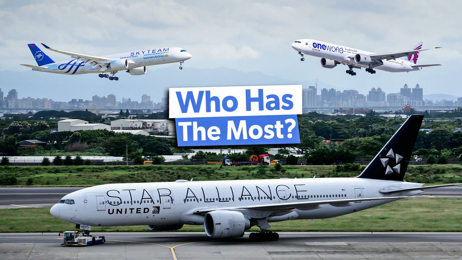 Which Of The 'Big Three' Alliances Operates The Most International Flights To & From The US?