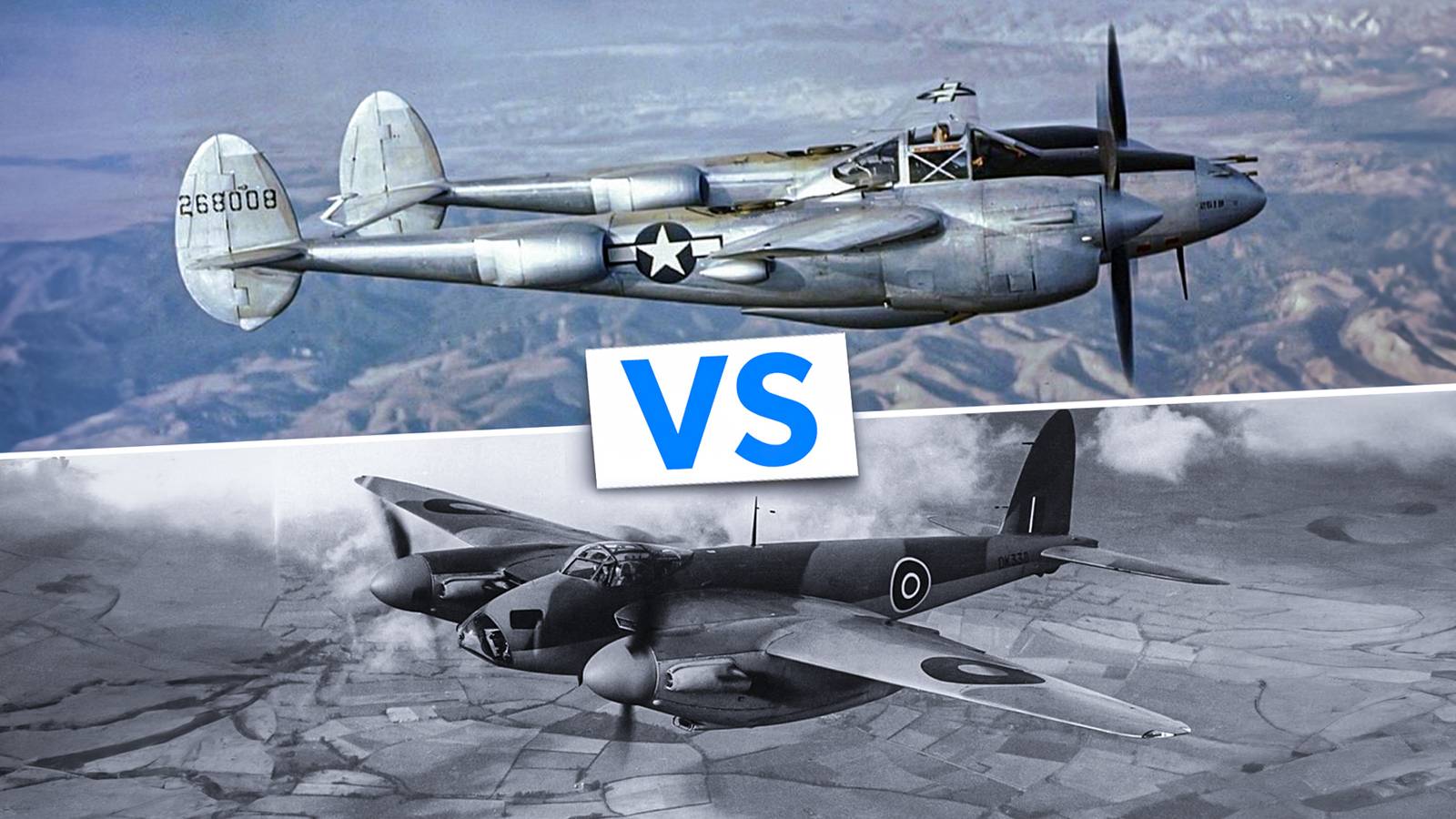 USAAC P-38 Lightning Vs RAF De Havilland Mosquito: Which Was The Better WWII Fighter?