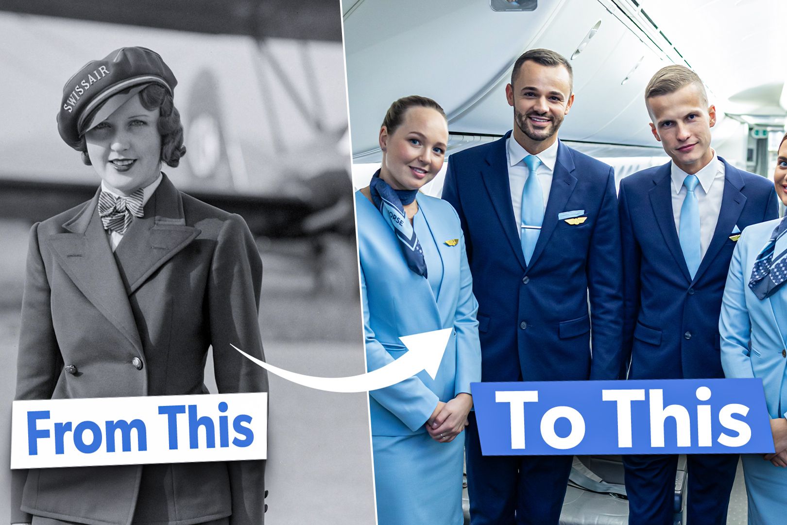 Examined: How Flight Attendant Uniforms Have Evolved Over The Years