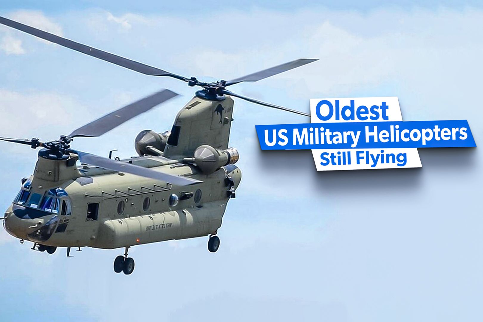 CH-47 Chinook helicopter flying