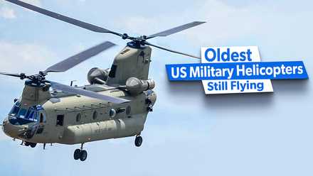 CH-47 Chinook helicopter flying