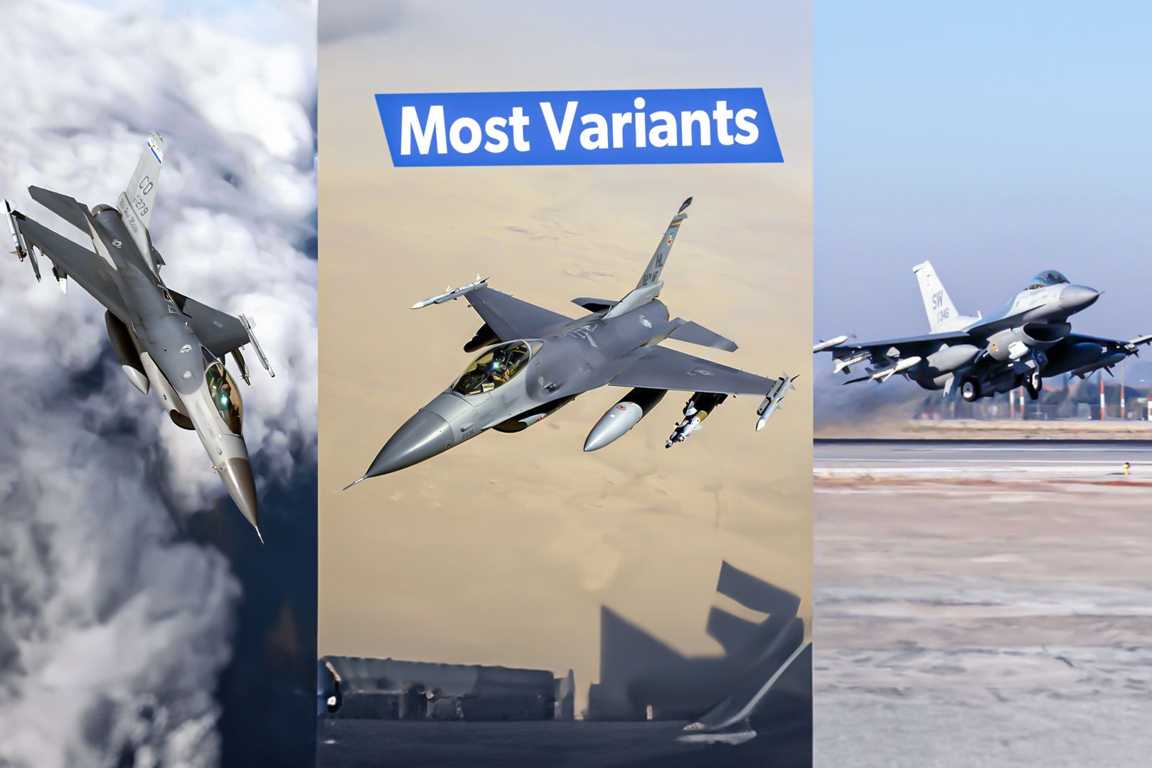 Top 5: The US Military Aircraft With The Most Variants