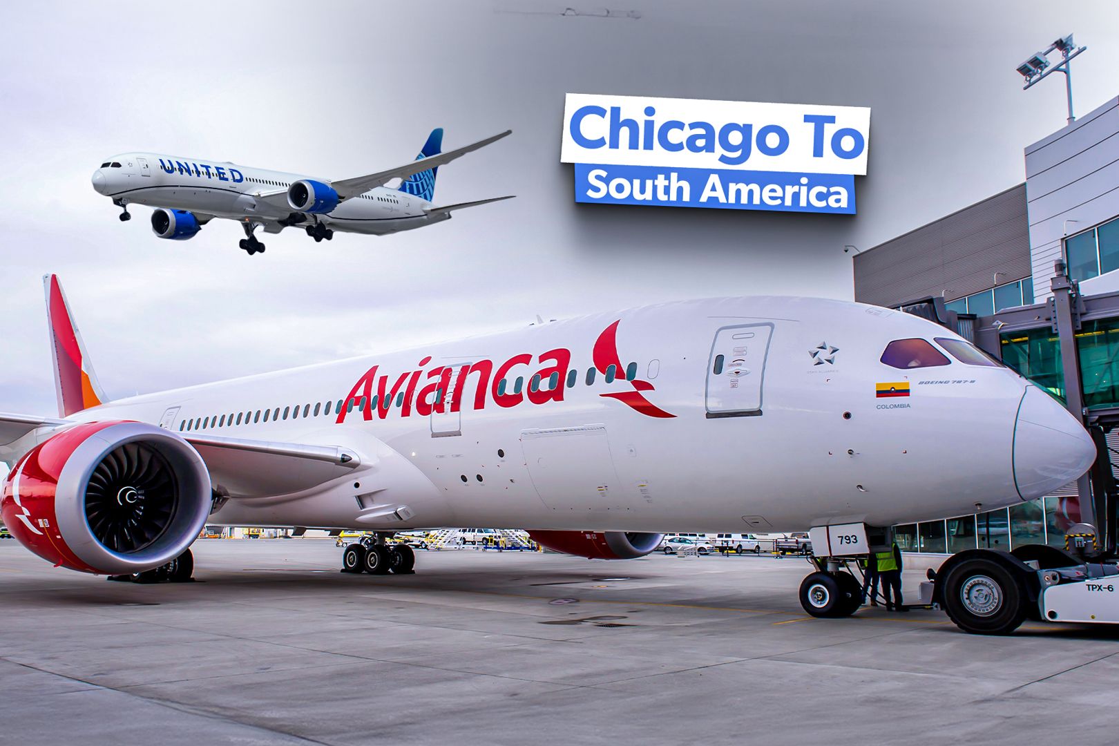 Which Airlines Fly From Chicago To South America?