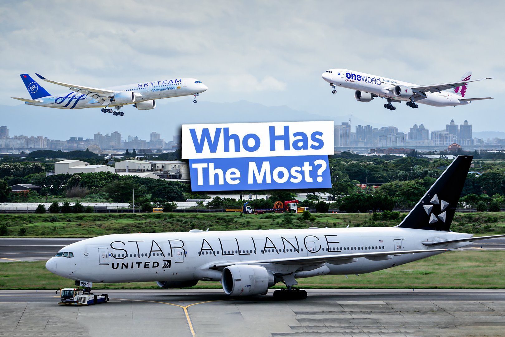 Which Of The 'Big Three' Alliances Operates The Most International Flights To & From The US?