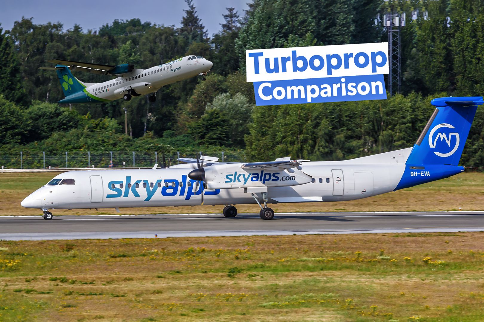 Turboprop Market Leaders: How Dash 8s Compare To ATR Aircraft