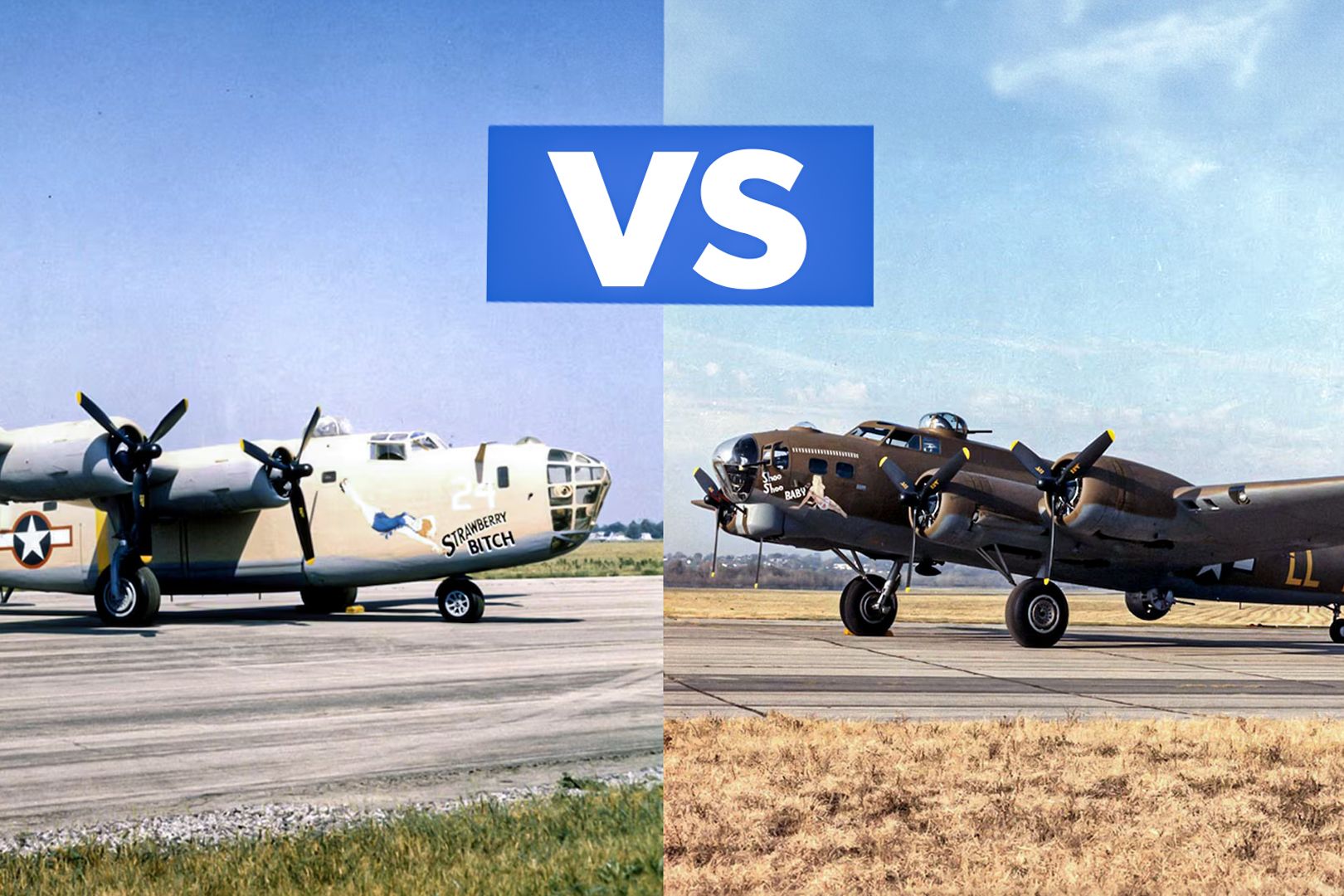 What Were The Key Differences Between The USAAF B-17 Flying Fortress & B-24 Liberator?