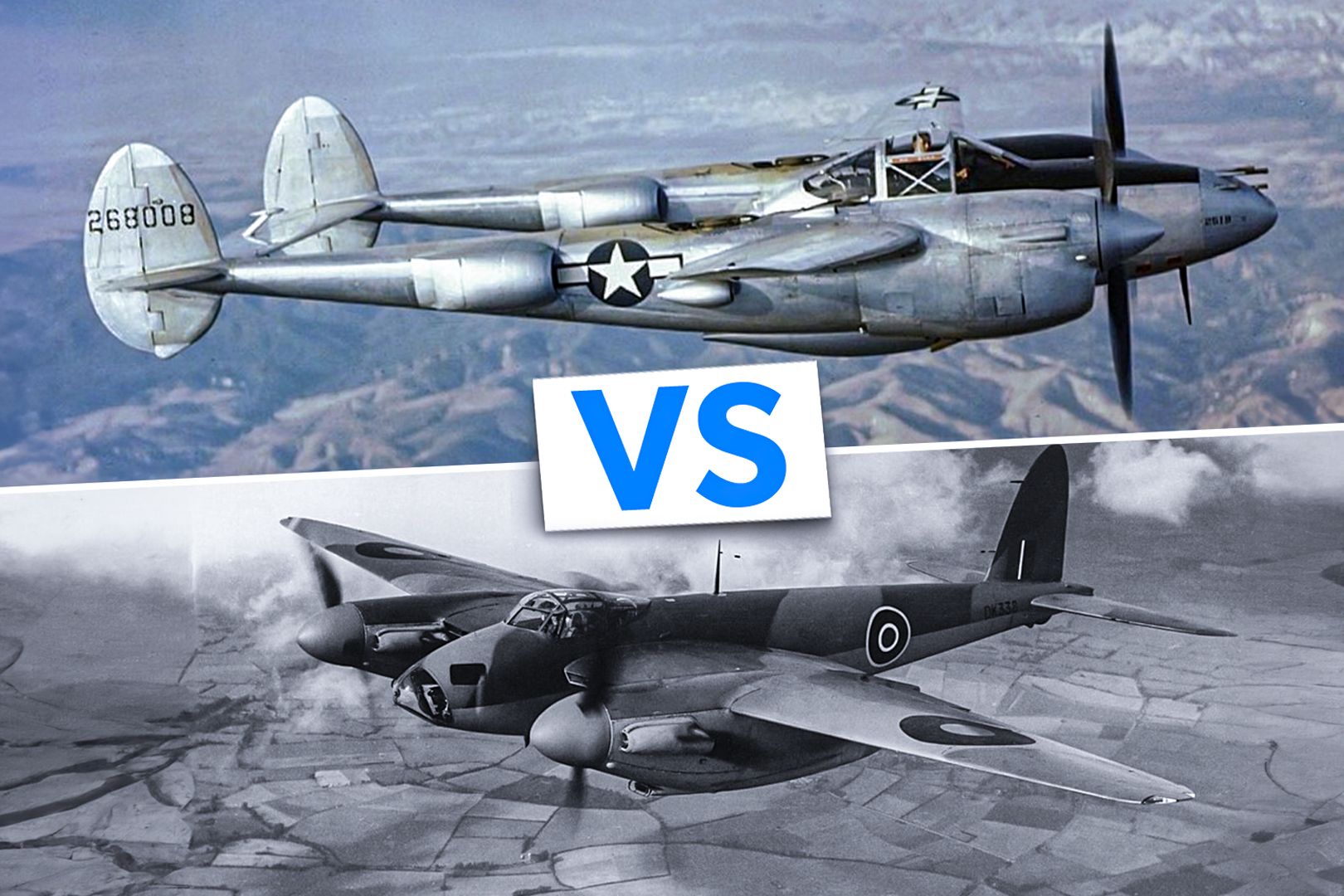 Artboard 2 3_2 P-38 Lightning vs de Havilland Mosquito
