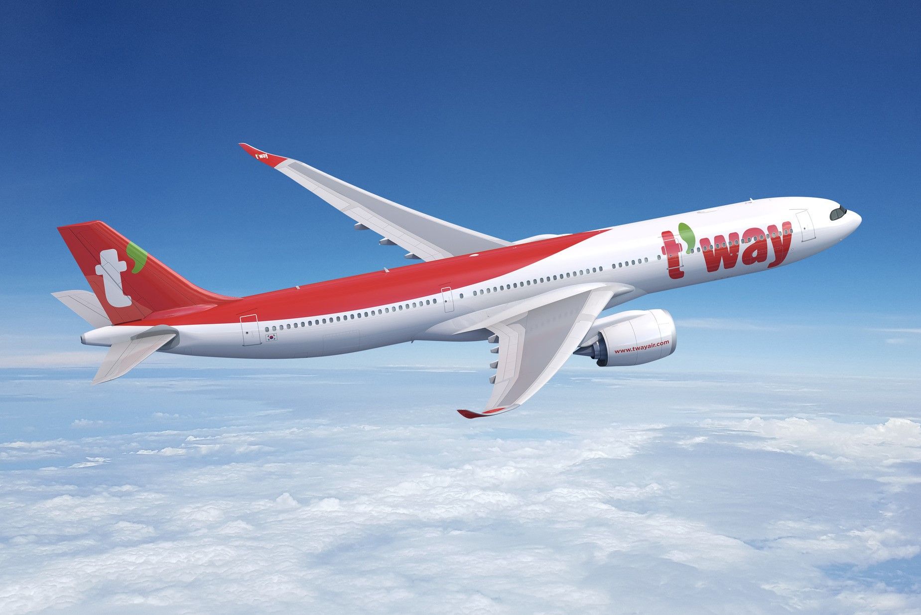 Avolon Leases 5 Airbus A330neos To South Korea's T’way Air