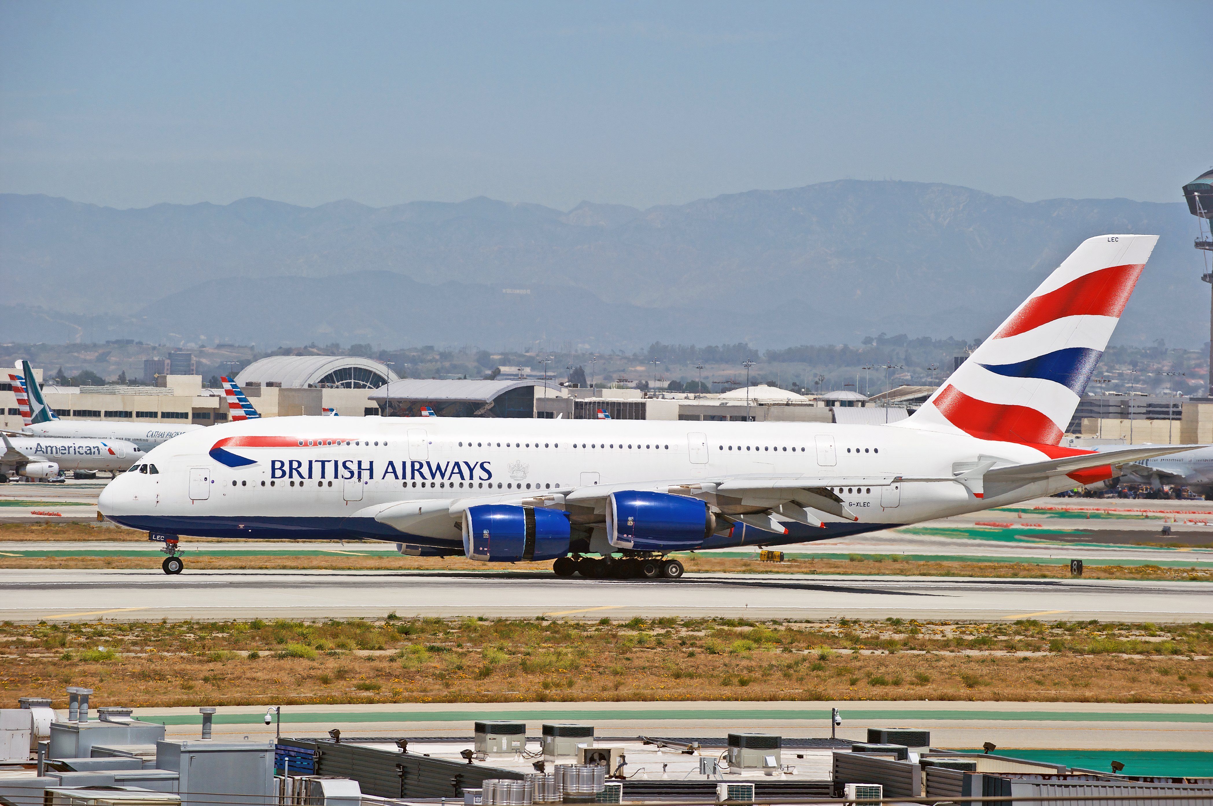 British Airways Airbus A380 Arrives At Boston Gate 1 Hour Late After Turning Onto Wrong Taxiway