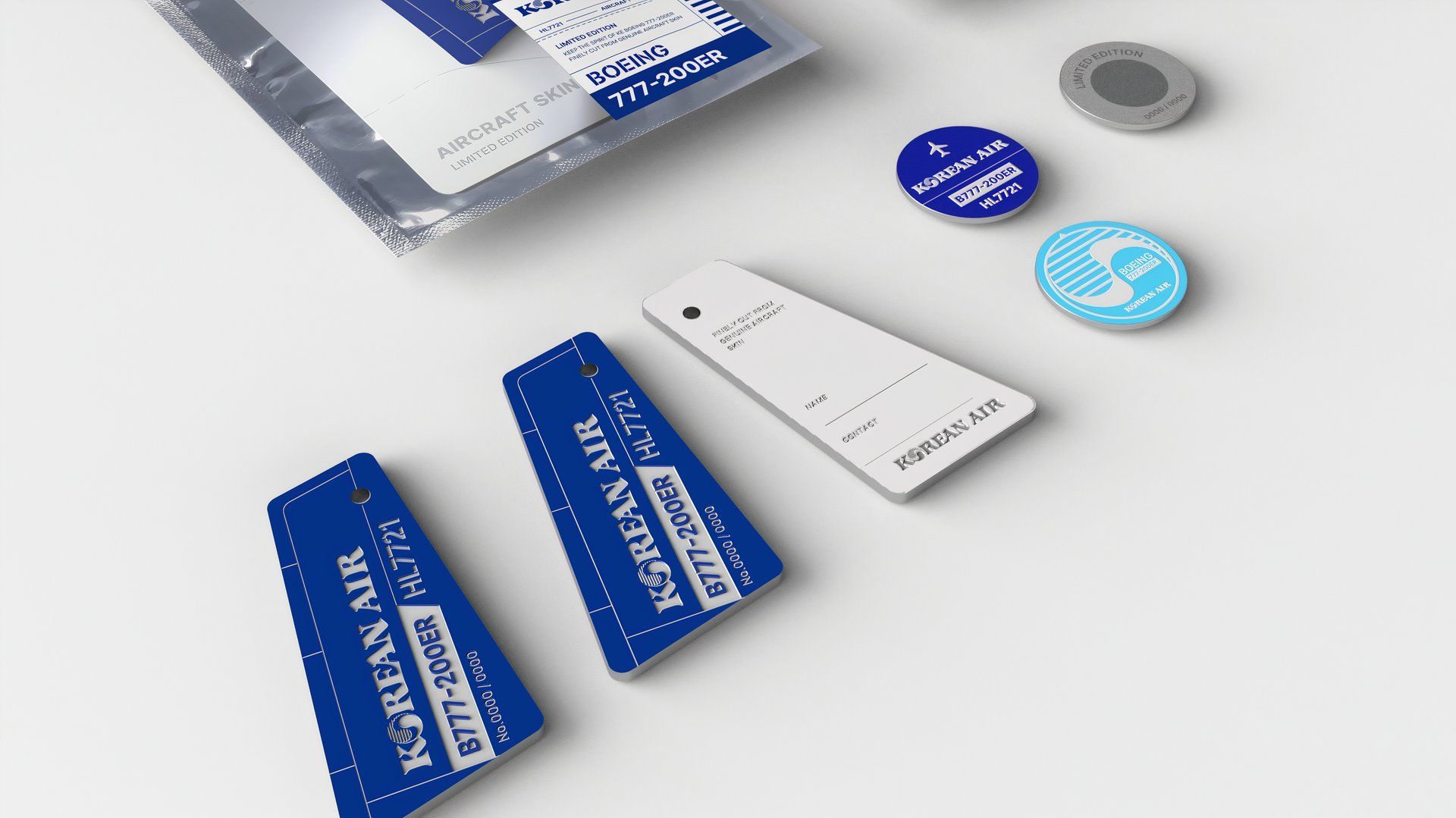 Korean Air Turns Boeing 777 Into Name Tags And Golf Ball Markers