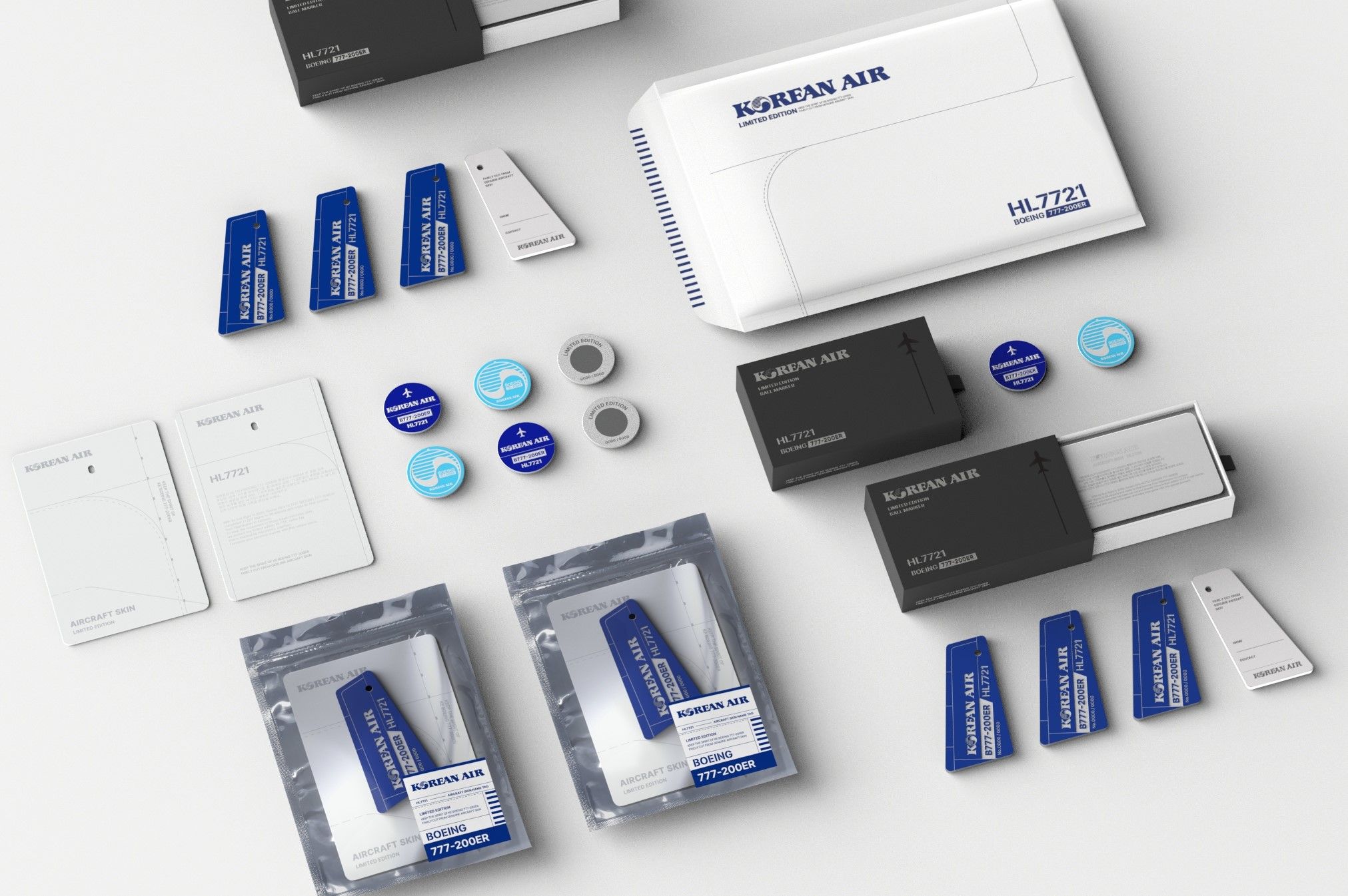 Korean Air Turns Boeing 777 Into Name Tags And Golf Ball Markers