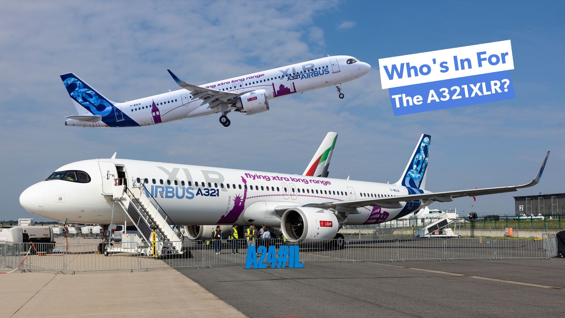 Which airlines have ordered the Airbus A321XLR?