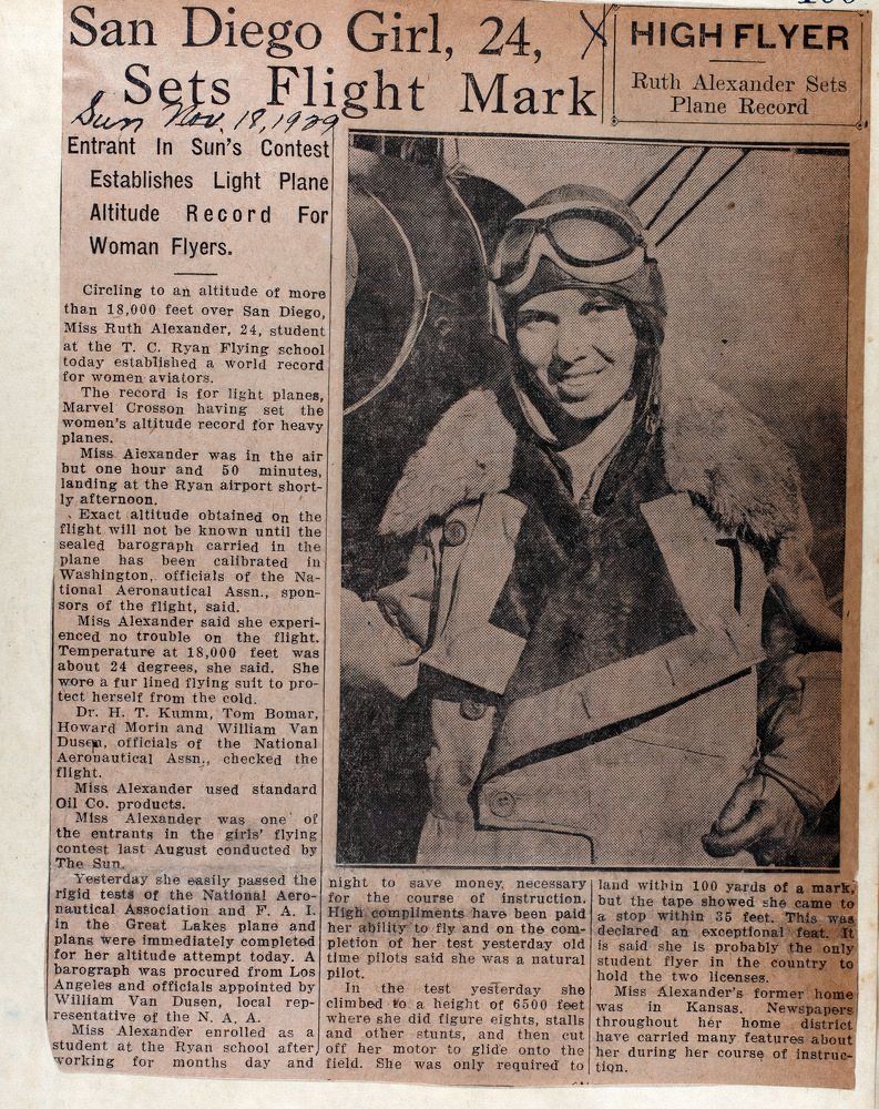 Pioneering US Aviator: Who Was Ruth Alexander & What Records Did She Set?